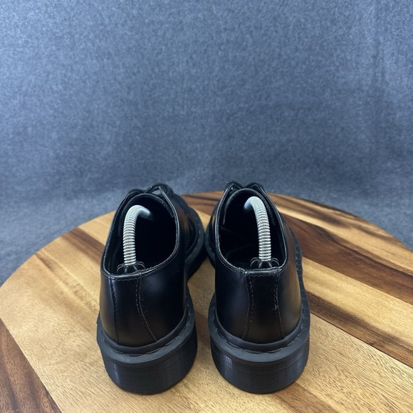 DOC DR. MARTENS 1461 Mono Smooth Black Leather Oxford Shoes Mens 5 Womens 6 - Picture 8 of 12